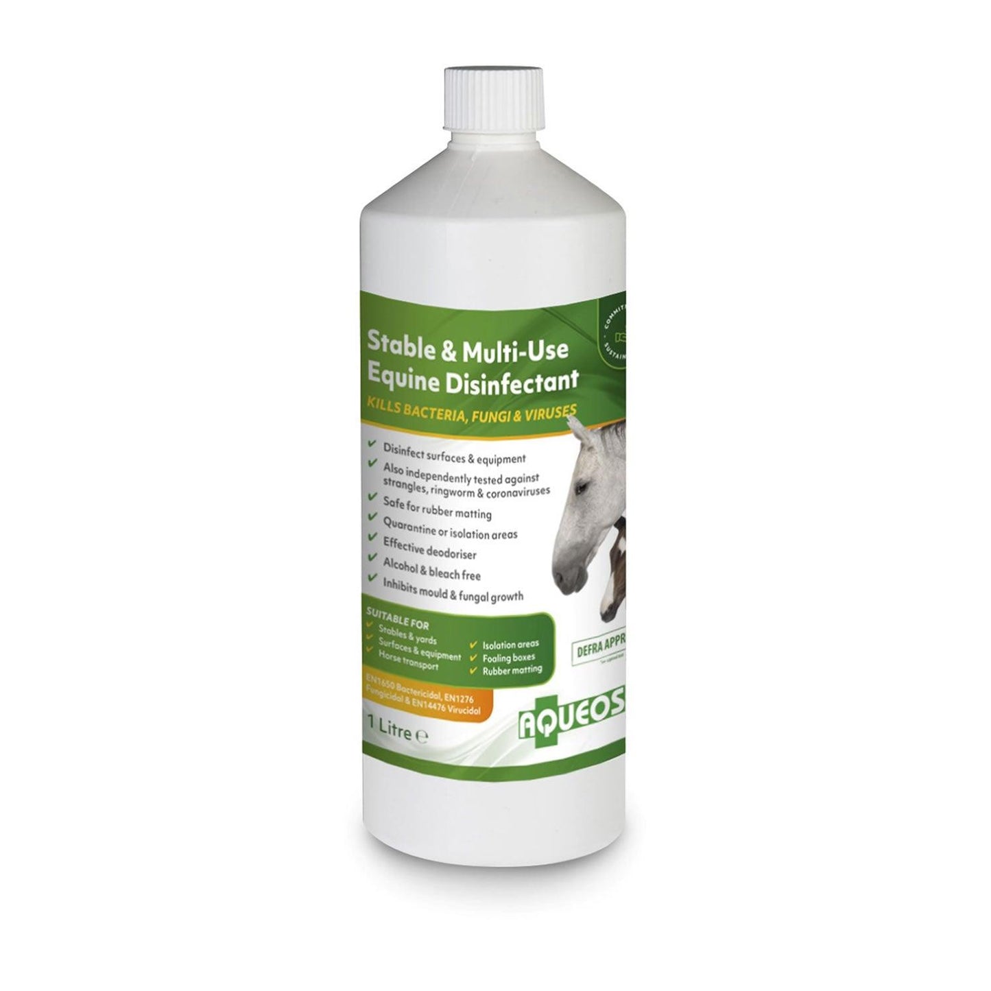 AQUEOS STABLE & MULTI-USE EQUINE DISINFECTANT - Ormskirk Pets