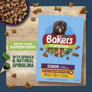 Bakers Senior Dog Food Chicken and Veg 1.1KG - Ormskirk Pets