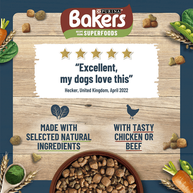 Bakers Small Dog Food Beef And Vegetable 1.1Kg - Ormskirk Pets