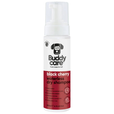 Buddycare Waterless Dog Shampoo Black Cherry 200ml