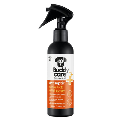 Buddycare Pet Antiseptic Flea & Tick Relief Spray 200ml