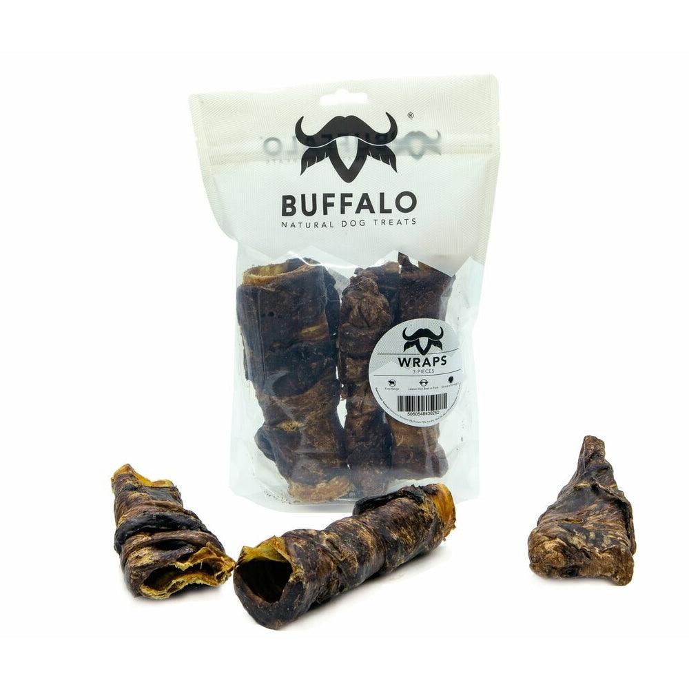 Buffalo Natural Dog Treats Buffalo Wraps 3 Pack 250g - Ormskirk Pets