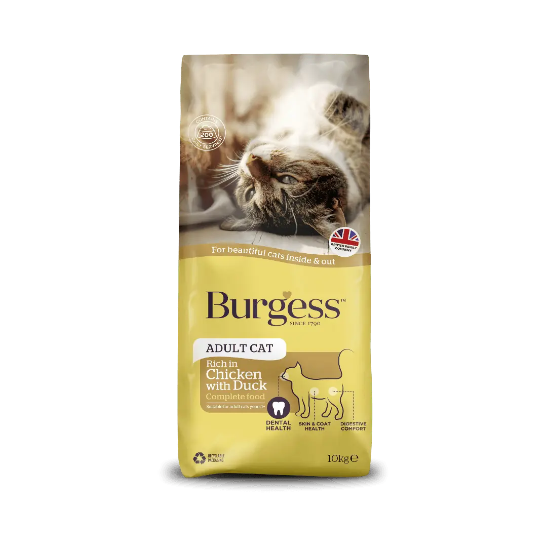 Burgess Adult Cat Chicken & Duck 10kg