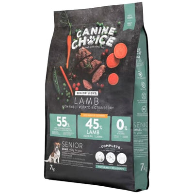 Canine Choice Super Premium Grain Free Light Small Senior Dry Lamb 7kg