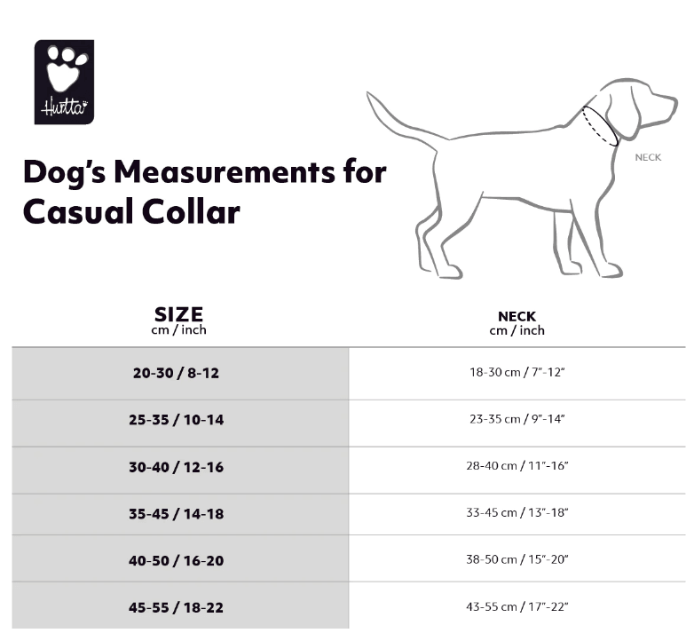 Hurtta Casual Collar ECO Peacock - Ormskirk Pets