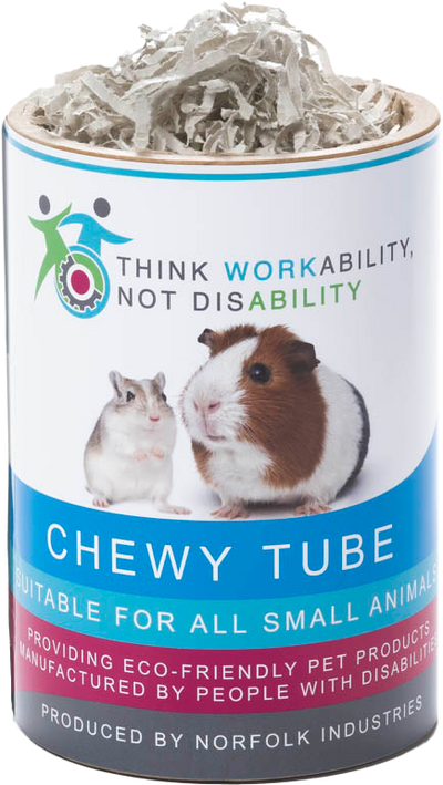 Norfolk Industries Small Animal Chewy Tube With Paper Single