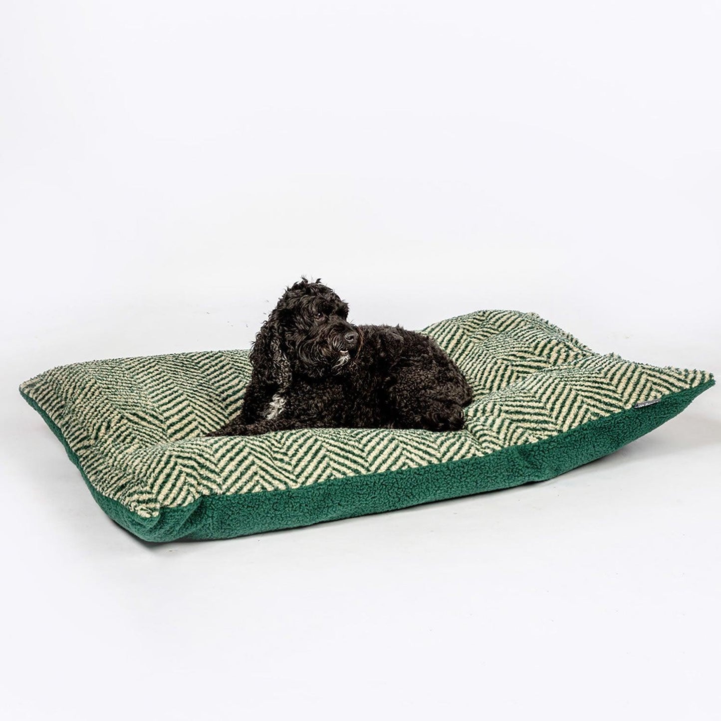 DANISH DESIGN GREEN HERRINGBONE FLEECE DEEP DUVET - Ormskirk Pets