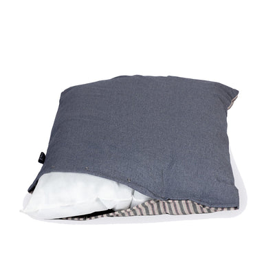 Danish Design Rustic Stripes Duvet Cover Denim
