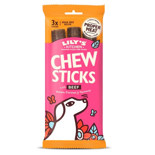 Lily's Kitchen Dog Chew Sticks with Beef 120g - Ormskirk Pets