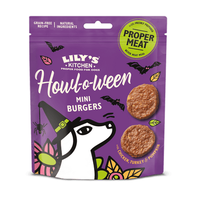 Lily's Kitchen Halloween Dog Beef Mini Burgers 70g - Ormskirk Pets