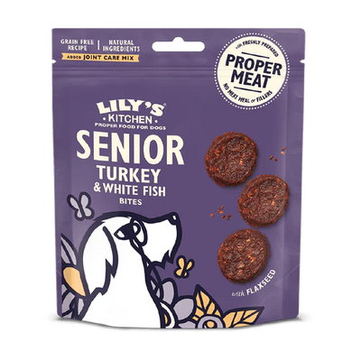 Lily's Kitchen Dog Turkey & Whitefish Senior Treats 70g - Ormskirk Pets
