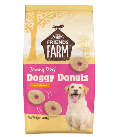 Tiny Friends Farm Danny Dog Doggy Donuts Chicken, 200g - Ormskirk Pets