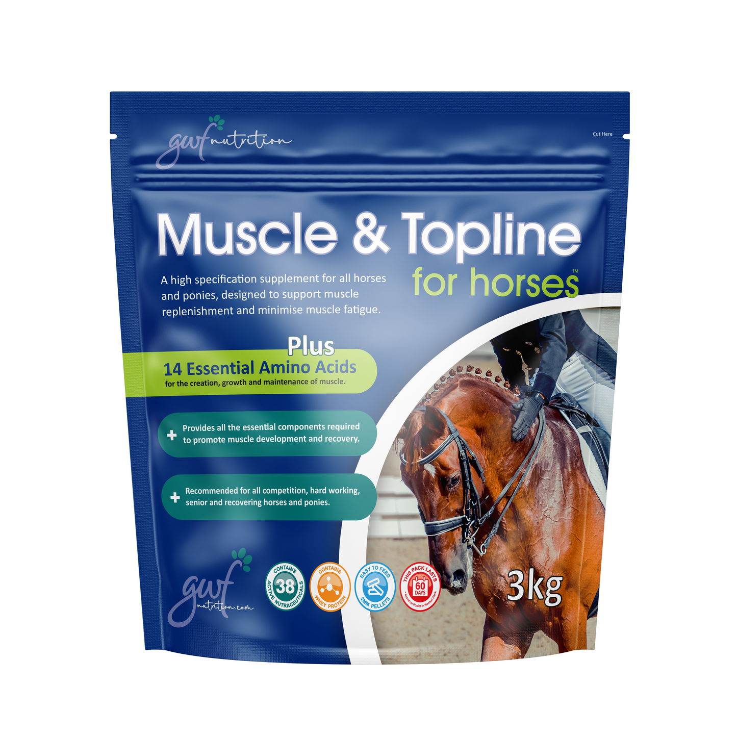 Gwf Muscle & Topline For Horses 3kg
