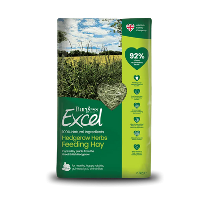 Burgess Excel Hedgerow Herbs Feeding Hay 2.7Kg