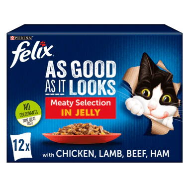 FELIX As Good As it Looks Meaty Selection in Jelly Wet Cat Food - Ormskirk Pets