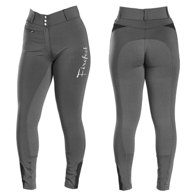 Firefoot Bankfield Sticky Bum Breeches Ladies Grey/Black 26" - Ormskirk Pets