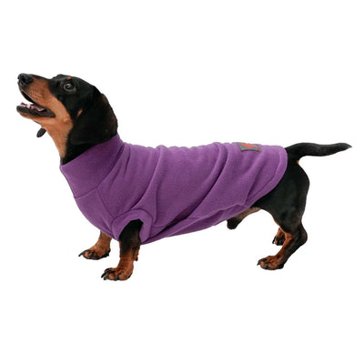 FIREFOOT FLEECE DACHSHUND JUMPER PURPLE - Ormskirk Pets