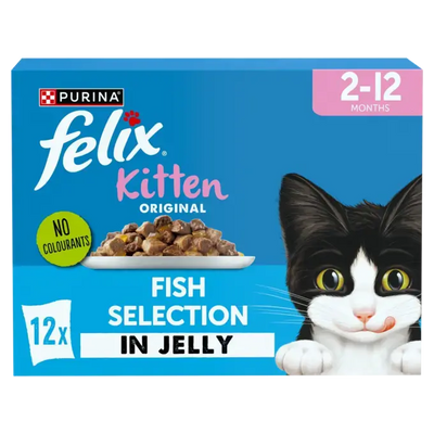 Felix Kitten Mixed Fish Selection 12x85g