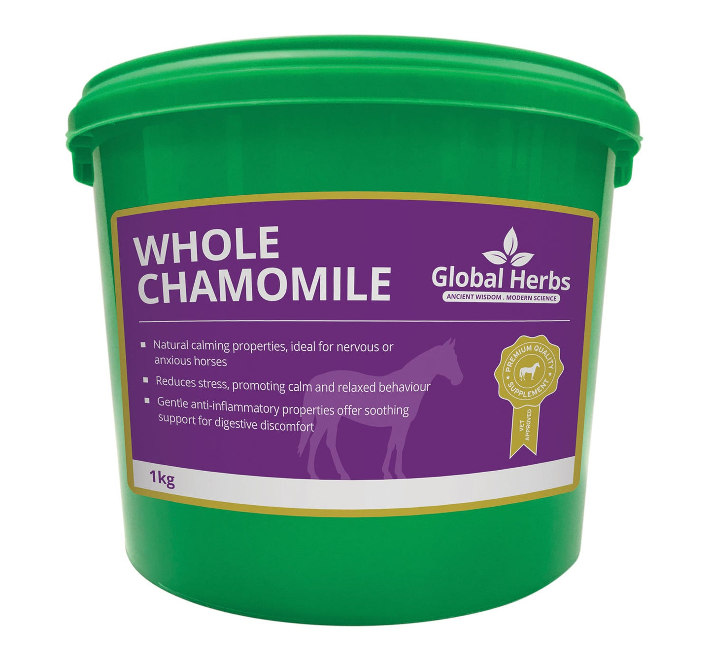 GLOBAL HERBS WHOLE CHAMOMILE 1 KG