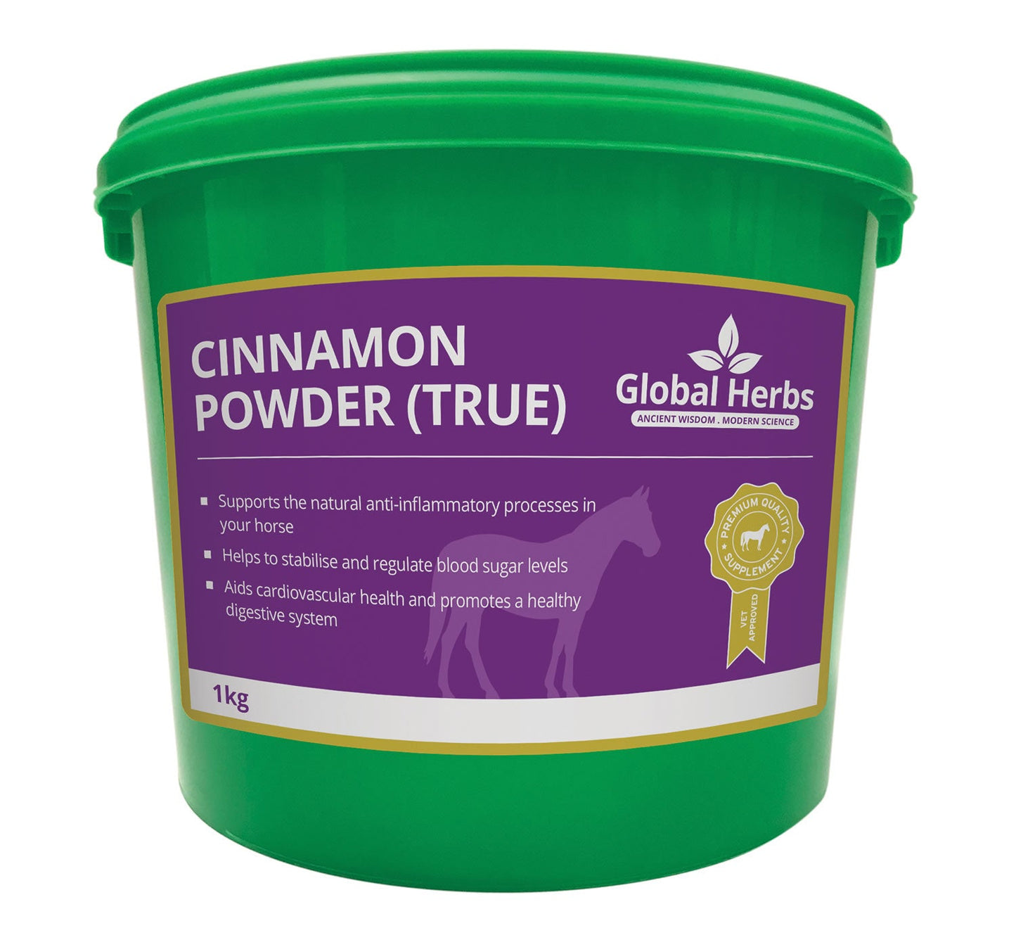 GLOBAL HERBS CINNAMON POWDER (TRUE) 1 KG