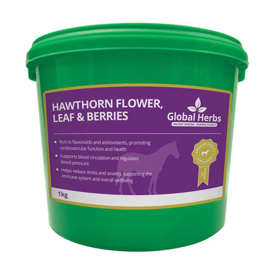 GLOBAL HERBS HAWTHORN FLOWER, LEAF & BERRIES 1 KG