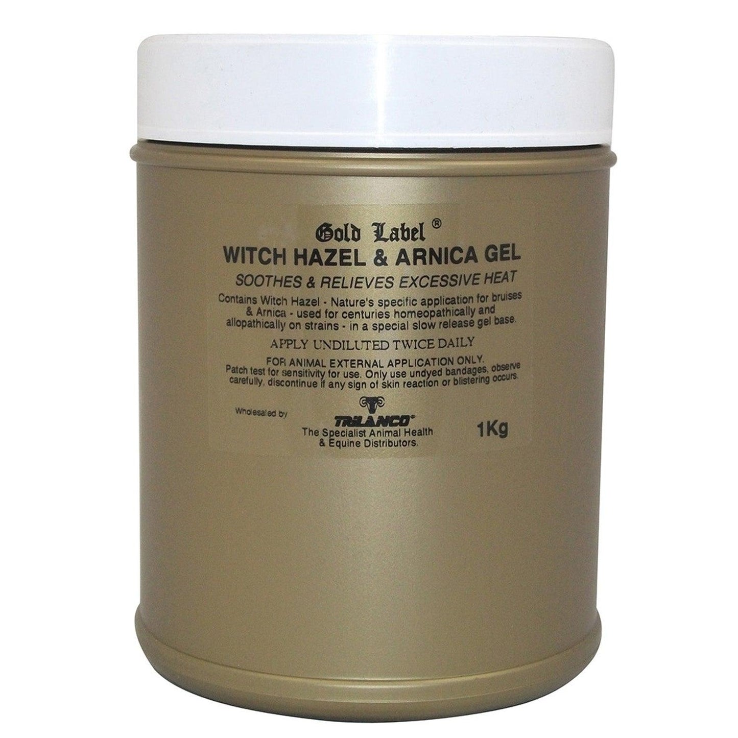 Gold Label Witch Hazel & Arnica Gel 1kg - Ormskirk Pets