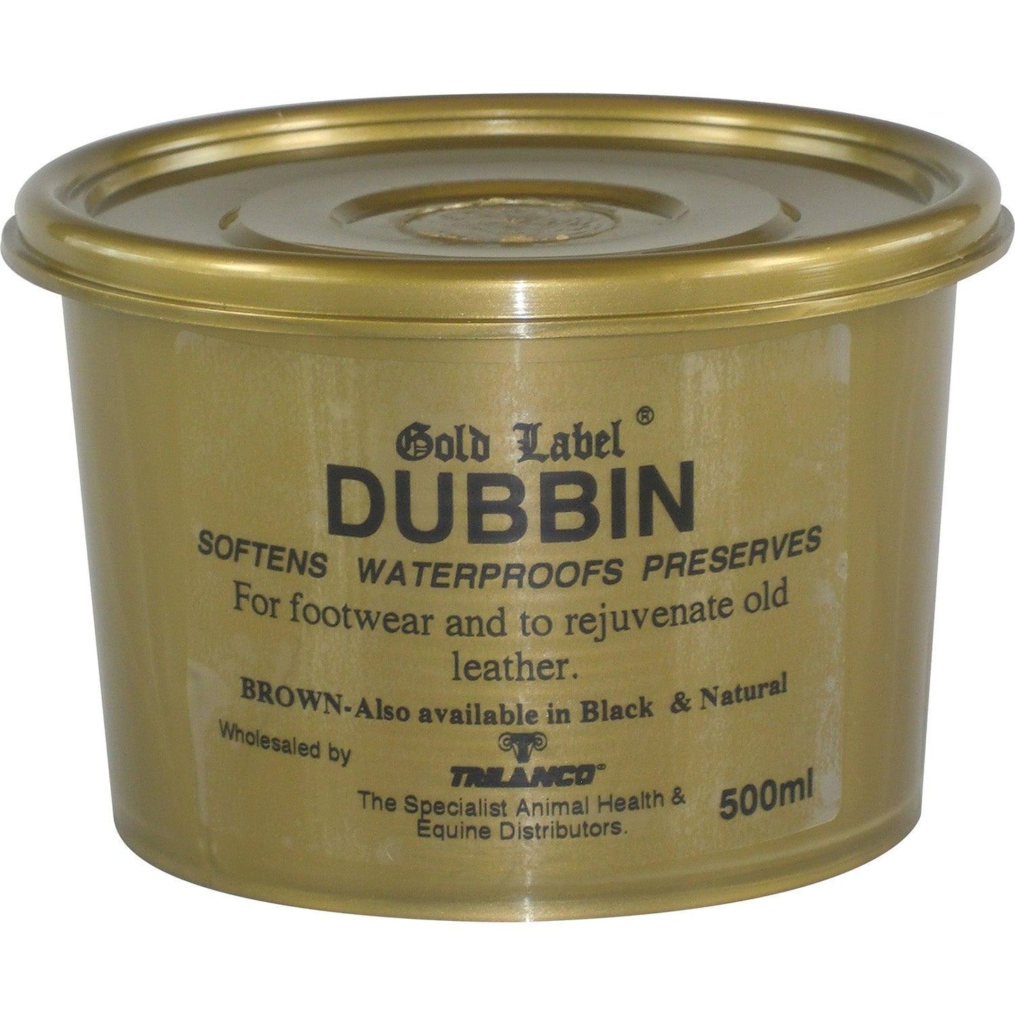 Gold Label Dubbin Brown X 500g - Ormskirk Pets