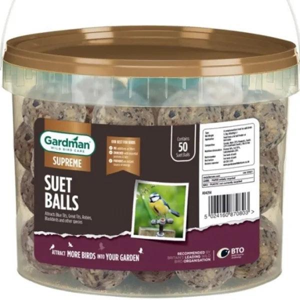 Gardman Supreme Suet Balls - 50 Tub - Ormskirk Pets