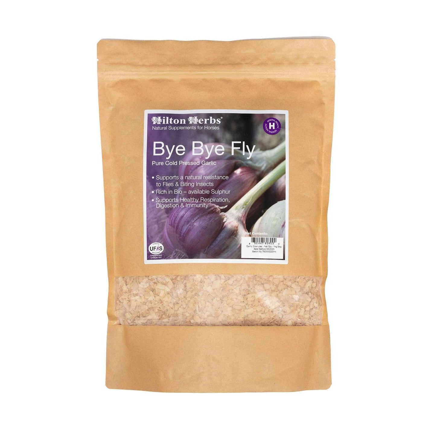 Hilton Herbs Bye Bye Fly Garlic Granules 1Kg - Ormskirk Pets