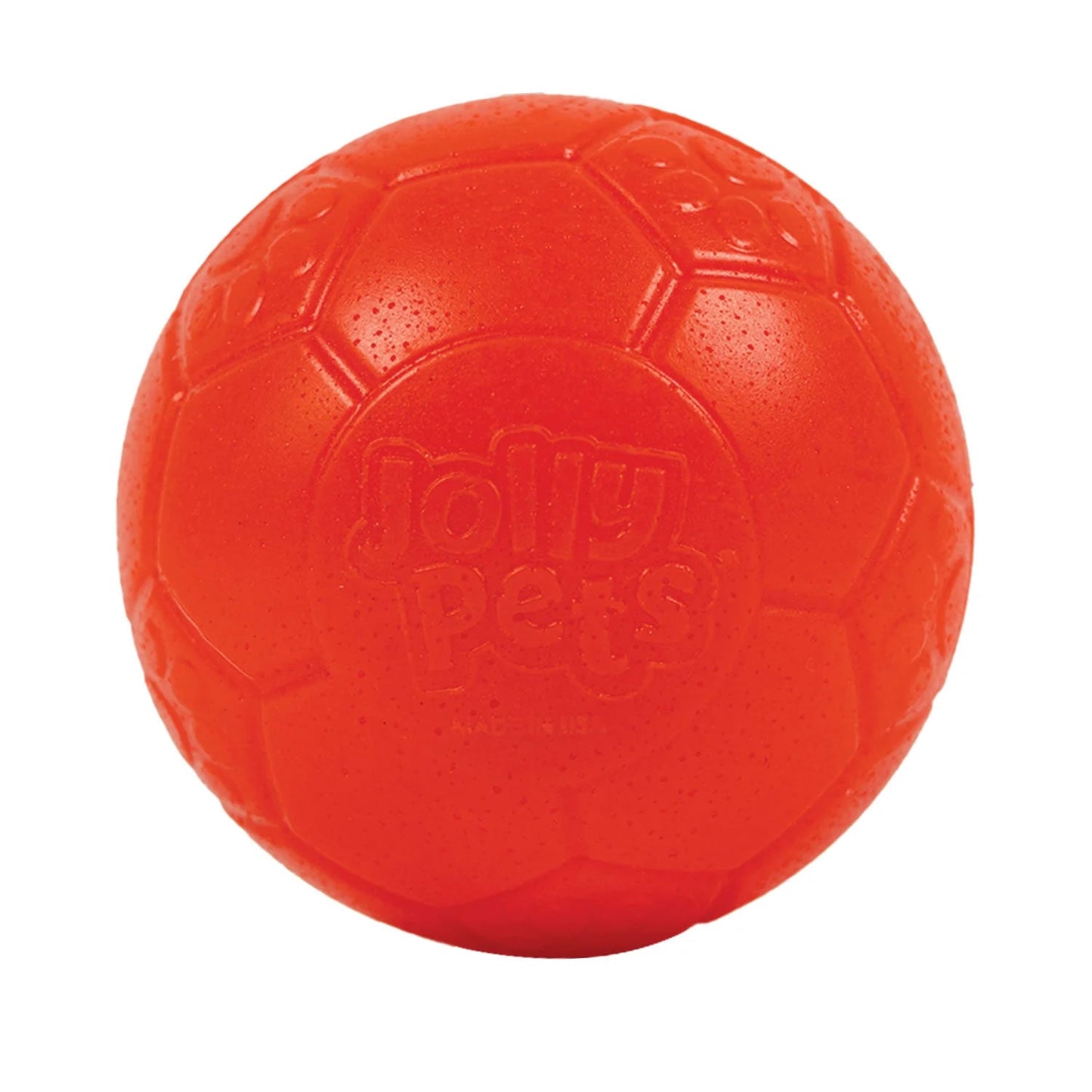 Jolly Pets Jolly Soccer Ball Orange 4"