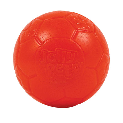 Jolly Pets Jolly Soccer Ball Orange 4"