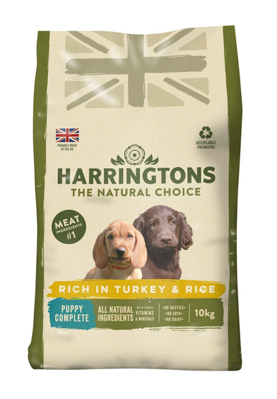 Harringtons Puppy Turkey & Rice, 10kg - Ormskirk Pets