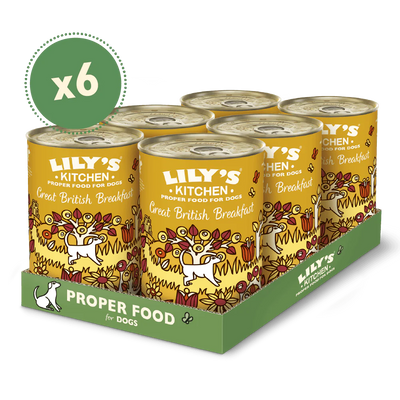 Lily's Kitchen Dog Great British Breakfast 400g x 6 - Ormskirk Pets