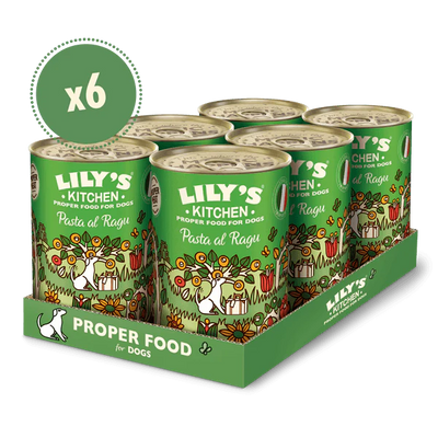 Lily's KItchen Dog Pasta al Ragu 400g x 6 - Ormskirk Pets