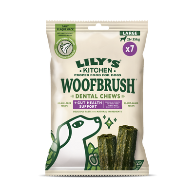 Lily's Kitchen Woofbrush Gut Health Dental Chew Large (329g)