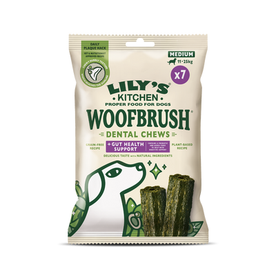 Lily's Kitchen Woofbrush Gut Health Dental Chew Medium (196g)