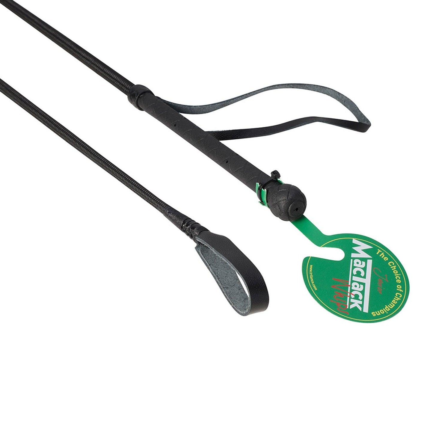 Mactack Junior Riding Whip With Handle & Keeper Cw2/B 24" Black - Ormskirk Pets