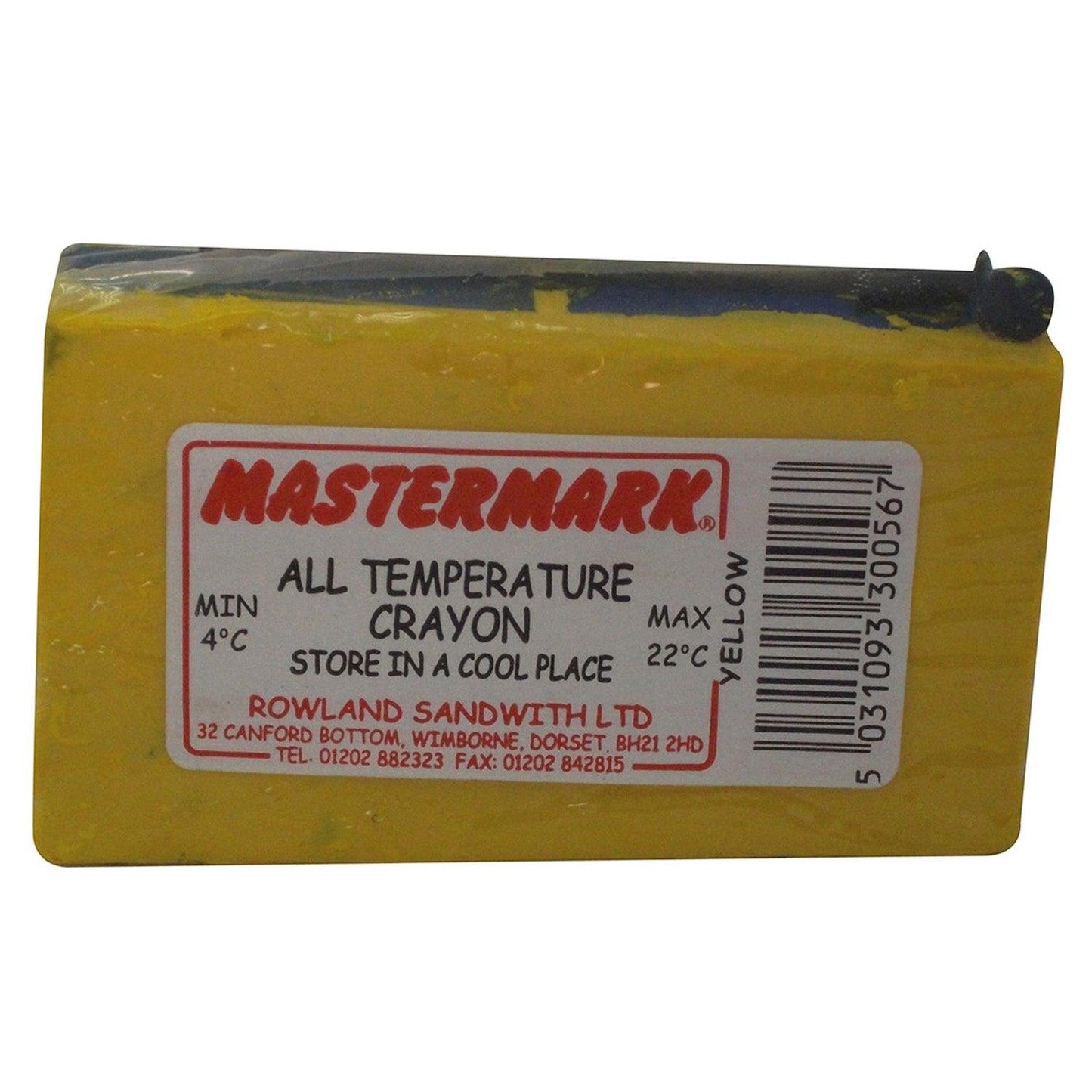 Mastermark All Temperature Ram Crayons Yellow - Ormskirk Pets