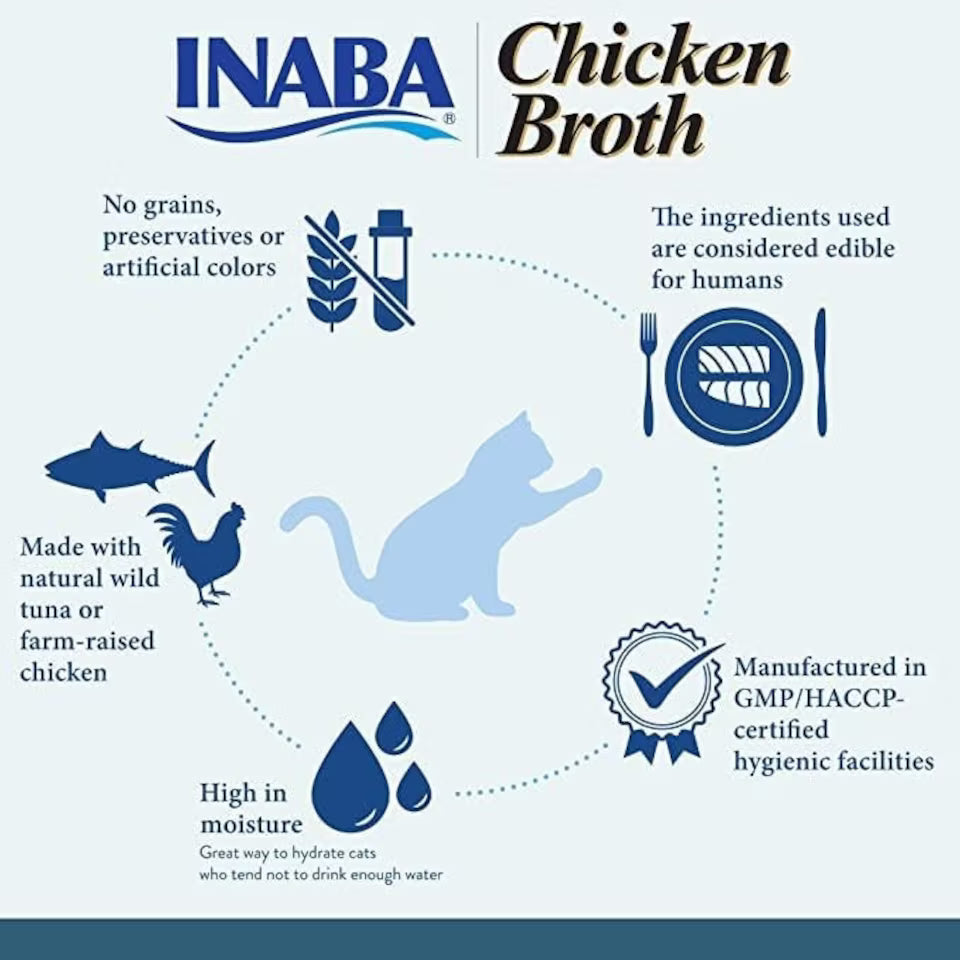 CIAO Broth Chicken with Salmon Recipe Cat Wet Pouches 40gx12