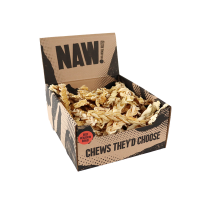 NAW Beef Braided Head Skin, 2KG
