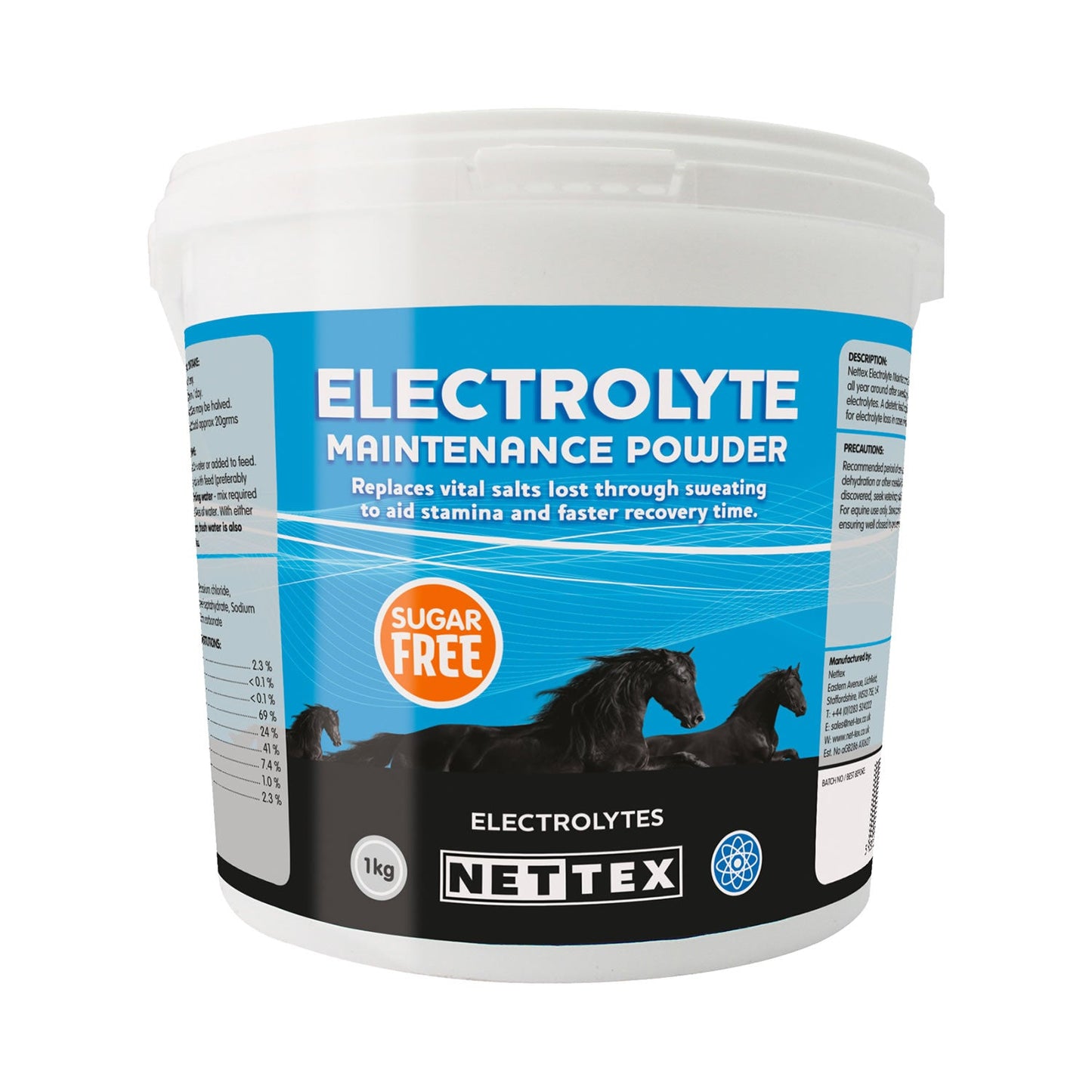 NETTEX EQUINE ELECTROLYTE MAINTENANCE POWDER 1 KG