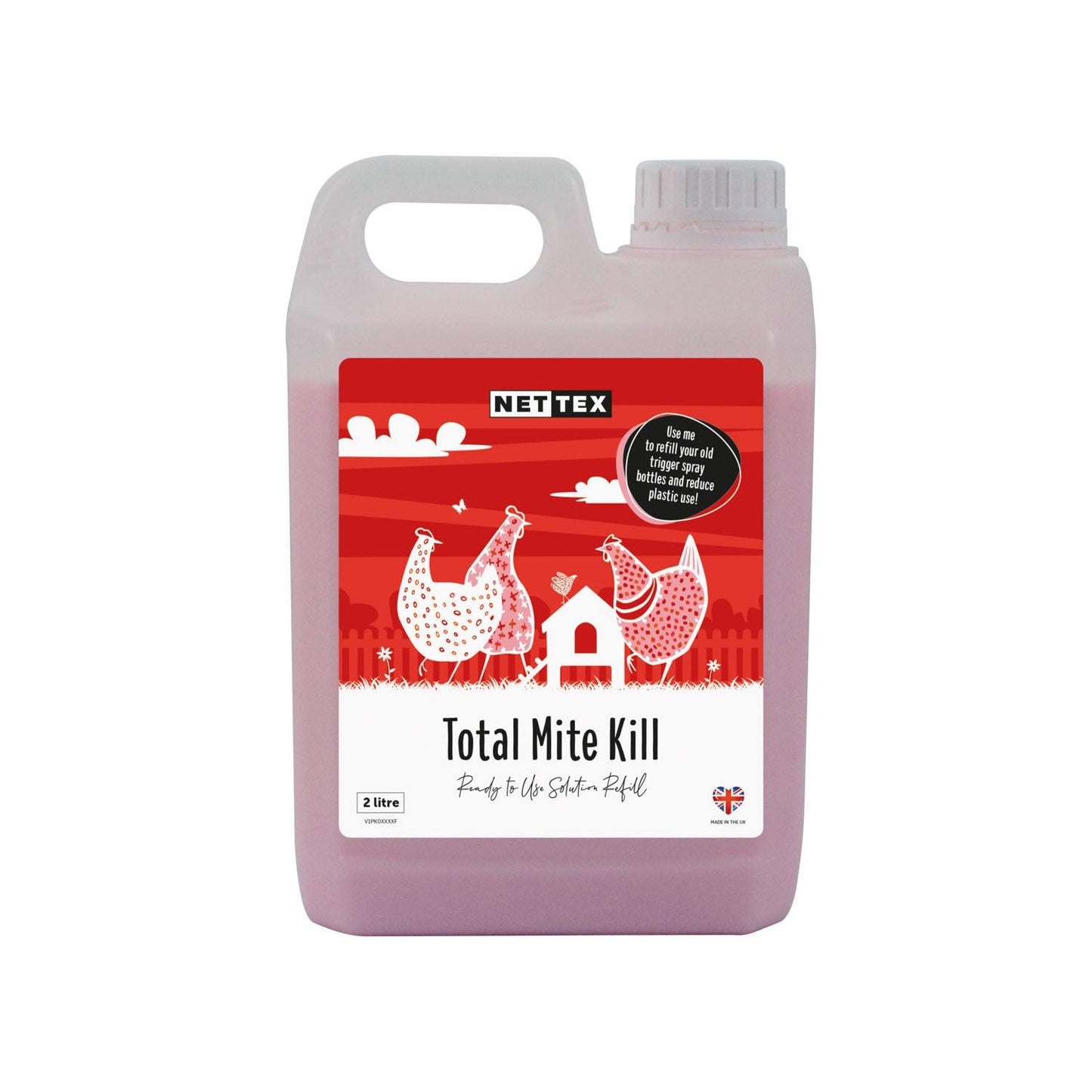 Nettex Totalmite Kill Liquid Rtu 2ltr Refill - Ormskirk Pets