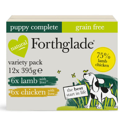 Forthglade Complete Puppy Grain Free Variety Case 12pk, 395g