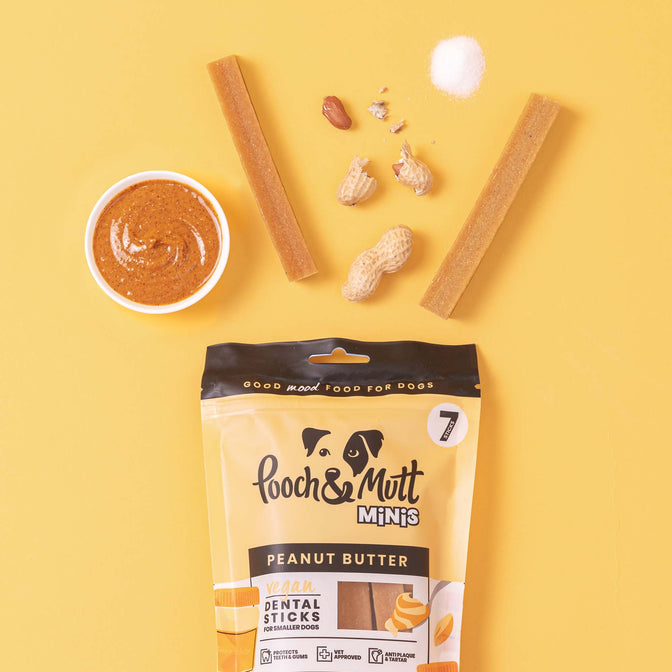 Pooch & Mutt Peanut Butter Dental Sticks For Dogs