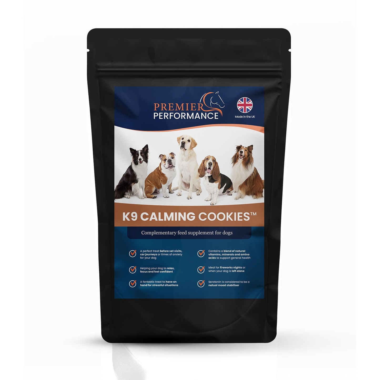 Premier Performance Calming Cookies 10 Pack for Dogs