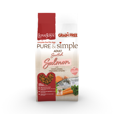 Lovejoys Pure & Simple Grain Free Scottish Salmon 12kg