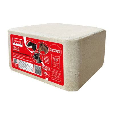 ROCKIES RED SALT LICK 10 KG RED