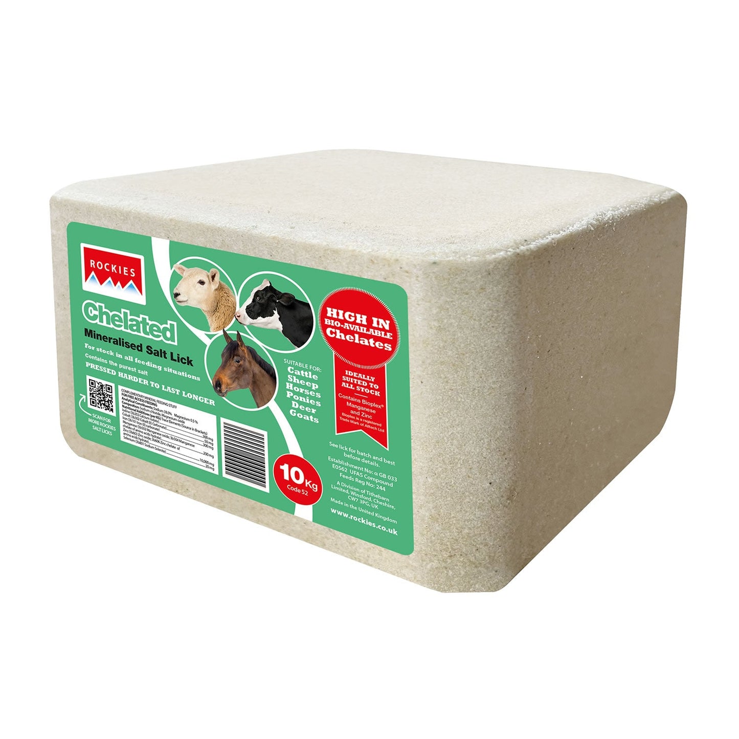 ROCKIES CHELATED SALT LICK 10 KG