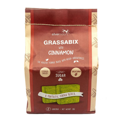 SILVERMOOR GRASSABIX WITH CINNAMON 1 KG X TWIN PACK