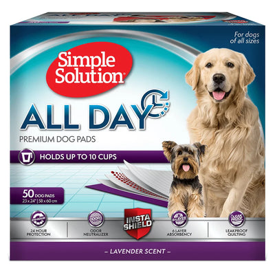Simple Solutions All Day Premium Puppy Pads, 50 pads